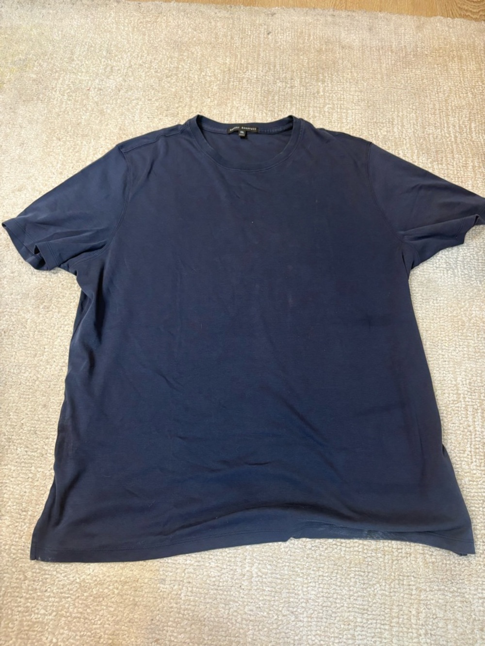 Robert Barakett Navy Crew Neck Short Sleeve Tee
